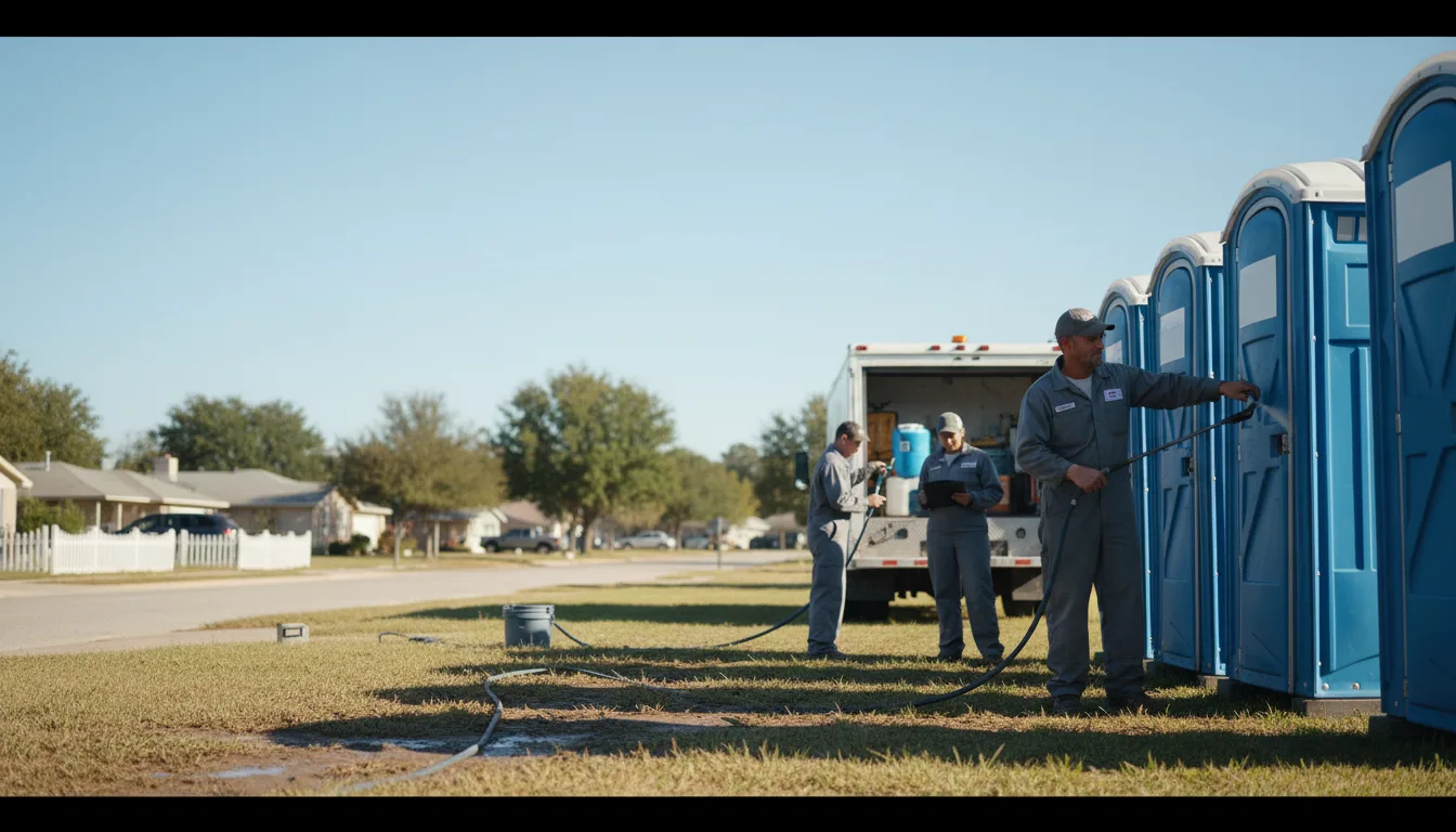 Long-Term Portable Toilet Rental in Stapleton, GA near me
